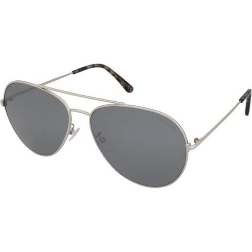 Tom Ford ft0636-k 16c | occhiali da sole graduati o non graduati | unisex | metallo | pilot | argento | adrialenti