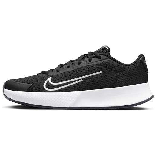 Nike w vapor lite 2 cly, sneaker donna, black white, 35.5 eu