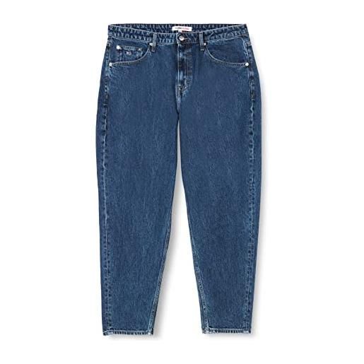 Tommy Jeans crv mom jean uhr tprd df6134 dw0dw14267 pantaloni, denim (denim medium), 36w / 32l donna
