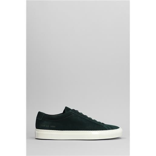Common Projects sneakers achilles in camoscio verde