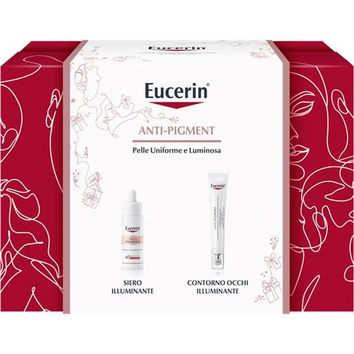 Eucerin cofanetto anti-pigment siero illuminante viso e contorno occhi 30ml + 15ml