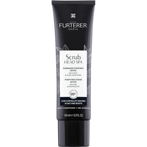 Rene Furterer scrub head spa gommage purificante detox per cuoio capelluto e radici 150ml
