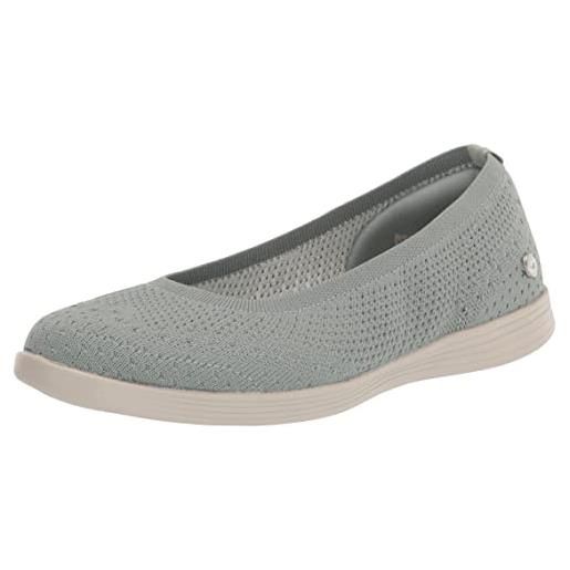 Skechers on-the-go dreamy-city chic, ballerine donna, grigio-verde, 39 eu