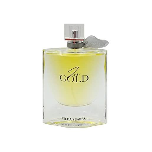 SUAREZ nilda suarez profumo donna in gold eau de parfum spray 100ml
