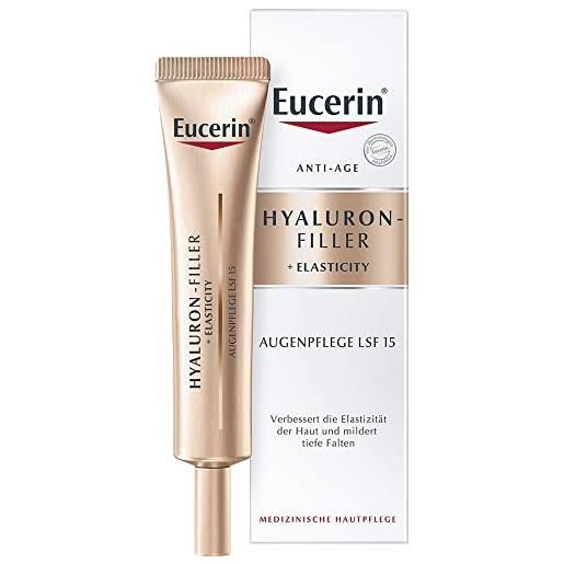 Eucerin hyaluron-filler+elasticity contorno occhi anti-età 15 ml