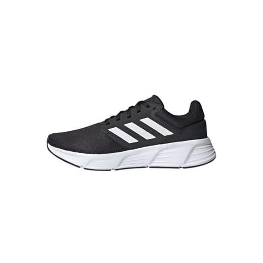 adidas galaxy 6, sneakers uomo, core black ftwr white core black, 45 1/3 eu