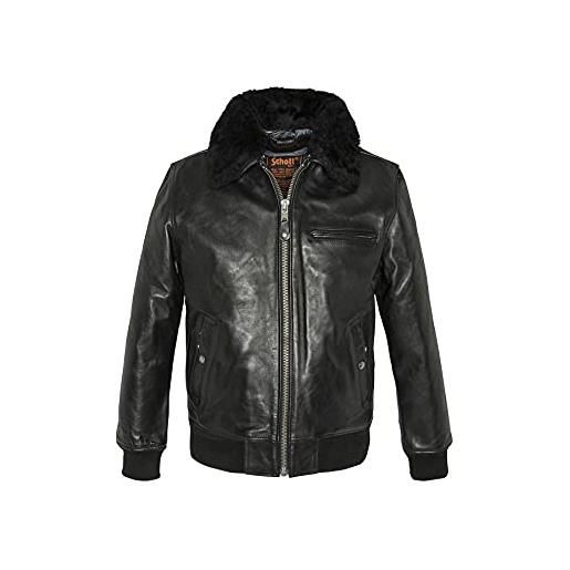 Schott NYC schott lc1380 giacca uomo, nero (noir (black)), xl