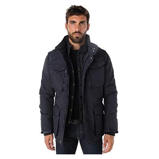 Schott NYC schott (brand national) - field giacca modello parka, a manica lunga uomo, nero (black), s