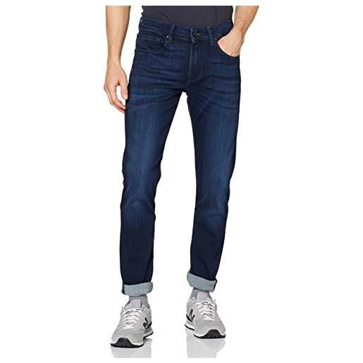 7 For All Mankind slimmy tapered jeans, blu (luxe performance plus deep blue 0ip), w34/l32 (taglia produttore: 34) uomo