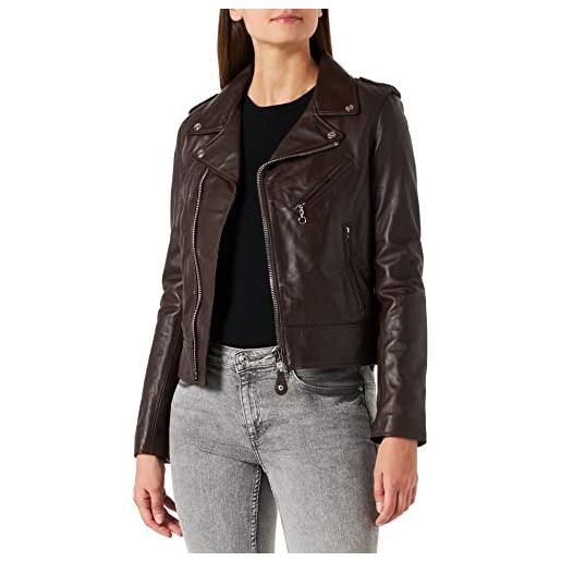 Schott NYC lcw8600, giacca di pelle, donna, nero (black), xxl