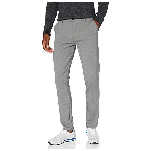 b BLEND pantaloni blend performance-slim fit-noos, grigio (pewter mix (70817), 31w x 32l uomo