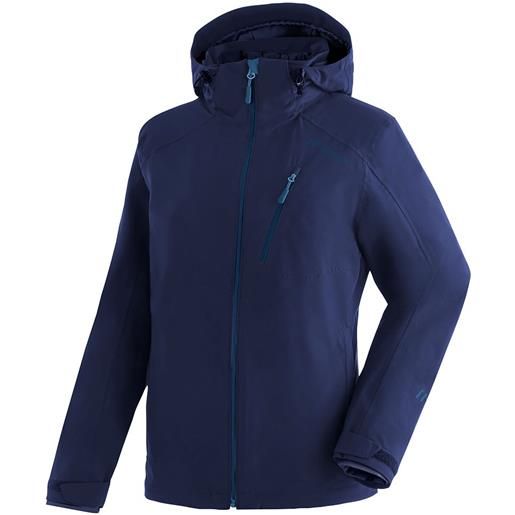 Maier Sports ribut w full zip rain jacket blu s / short donna