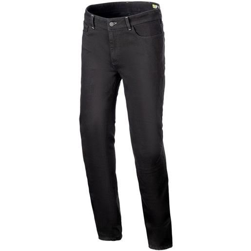 Alpinestars jeans uomo cult-8 stretch - 1202 black rinse