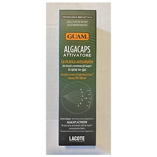 Guam - algacaps attivatore spray 100ml - la ricarica anticellulite dei tessuti cosmetotessili Guam