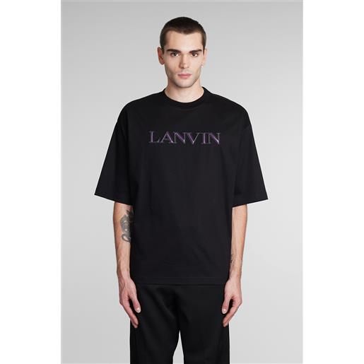 Lanvin t-shirt in cotone nero