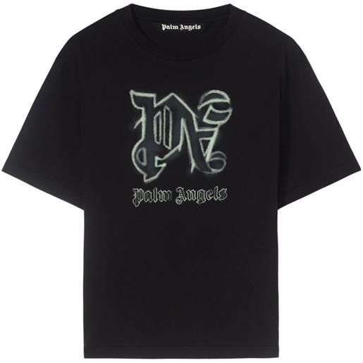 Palm Angels t-shirt hyper con stampa - nero