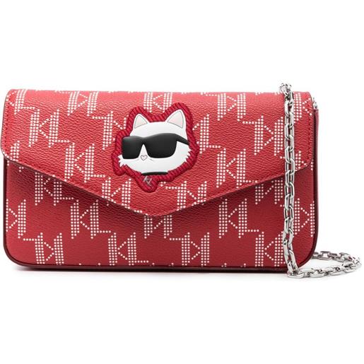 Karl Lagerfeld borsa a tracolla k/ikonik 2.0 - rosso