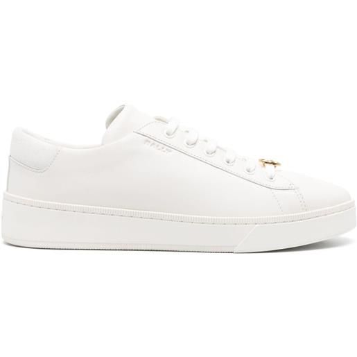Bally sneakers ryver con placca logo - bianco
