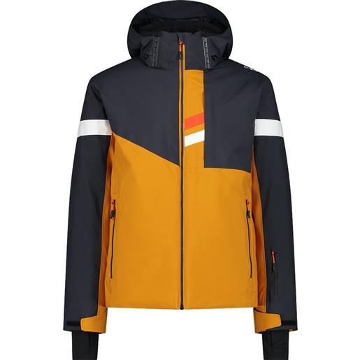 Cmp 33w0807 jacket arancione, nero 2xl uomo