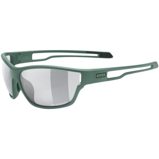 Uvex sportstyle 806 variomatic mirrored photochromic sunglasses grigio smoke/cat1-3