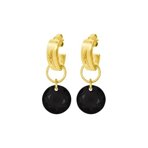 Ellen Kvam Jewelry ellen kvam classic cut earrings - black