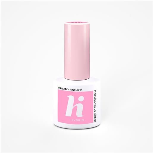 HI HYBRID sport smalto semipermanente 5ml smalto effetto gel #221 creamy pink