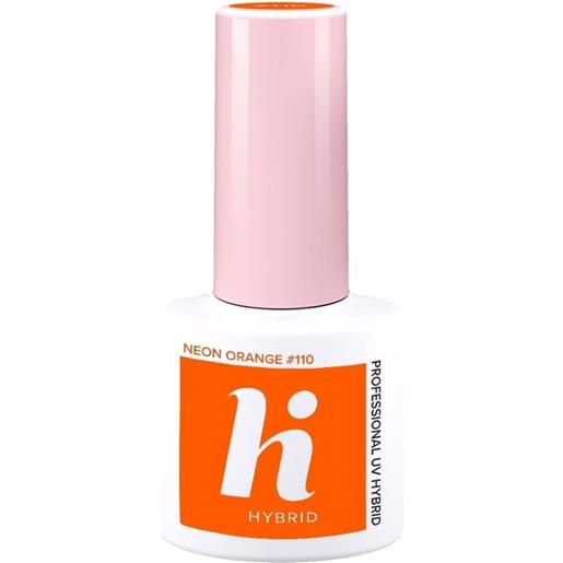 HI HYBRID sport smalto semipermanente 5ml smalto effetto gel #110 neon orange