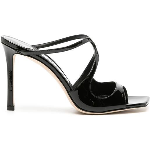Jimmy Choo mules anise con dettaglio cut-out 95mm - nero