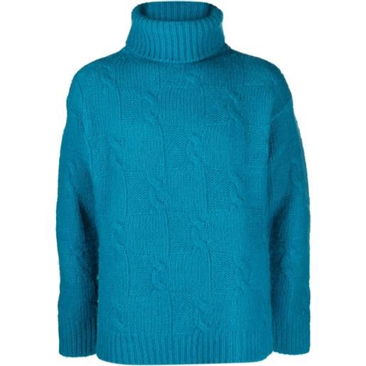 PT Torino maglione a collo alto - blu