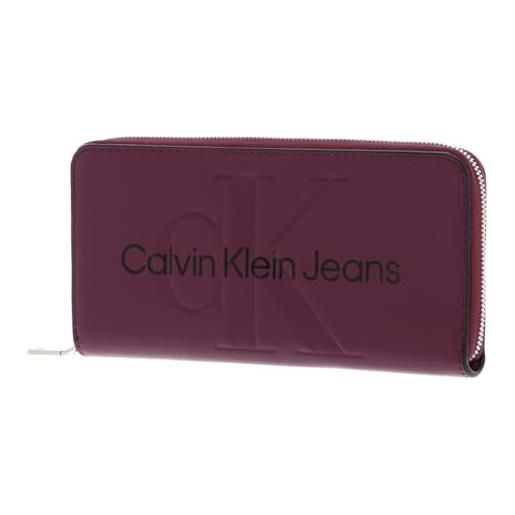 Calvin Klein long zip around wallet amaranth
