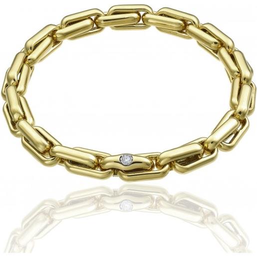 Chimento bracciale elastico Chimento x-tend in oro giallo con diamante