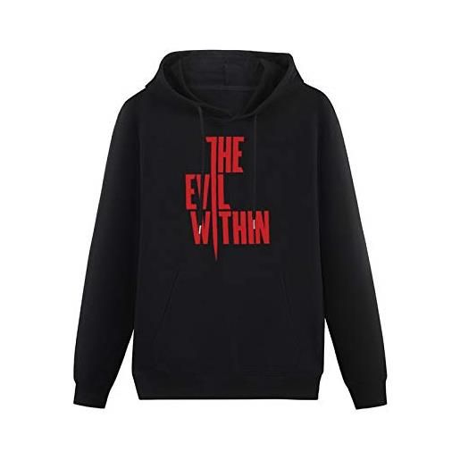 depin the evil within logo - hoodies long sleeve pullover loose hoody sweatershirt l