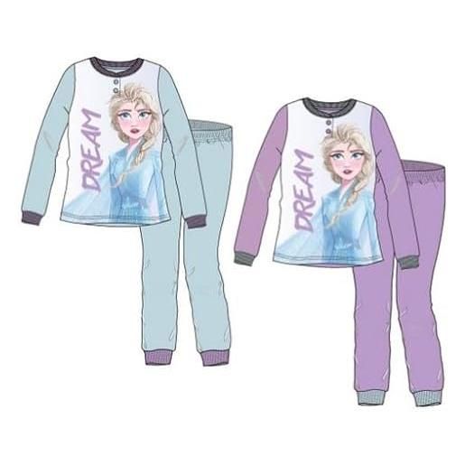 SUN CITY pigiama femminile in caldo pile invernale per bambina personaggi vari modelli per ragazza (8 anni, hw2045 fucsia)