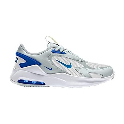 Nike jr air max bolt scarpe da ginnastica platinum/royal, unisex bambini, bianco blu, 35.5 eu