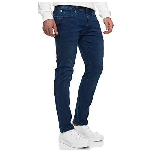 Indicode uomini incoil jeans pants | pantaloni jeans super elasticizzati in 77% cotone work blue 32/32