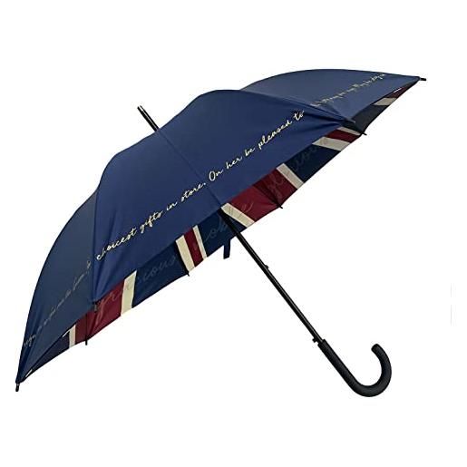 Memory Lane dio salva la regina - ombrello 'limited edition', blu, l