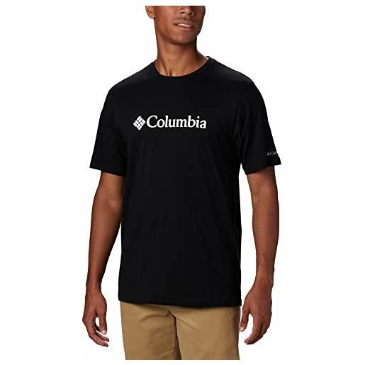 Columbia csc basic logo short sleeve camicia sportiva a maniche corte per uomo, xs