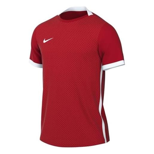 Nike m nk df chalng iv jsy ss in jersey, rosso/bianco, l uomo