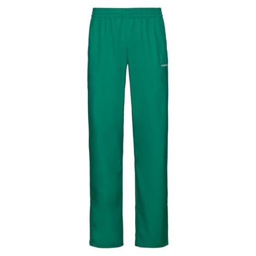 Head pantaloni club m, tute sportive uomo, verde, 3xl