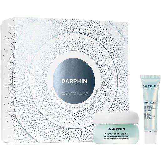 Darphin cofanetto hydraskin advanced hydration light gel-crema viso 50ml + crema contorno occhi in omaggio
