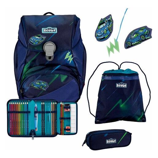 Scout set di borse alpha 4 pezzi superflash blu