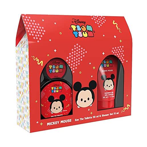 Disney tsum tsum mickey mouse edt 50ml + shower gel 50ml disney cofanetto bambino set set