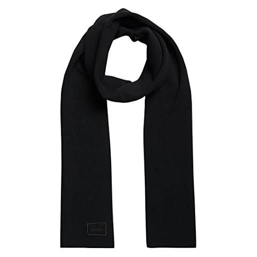 Superdry knitted logo scarf, sciarpa, 