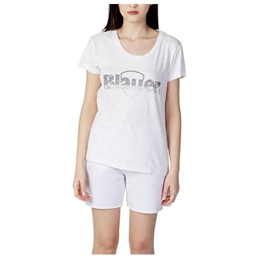Blauer t-shirt manica corta, 100 bianco ottico, l donna
