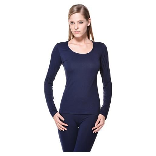 Cotonella - maglietta da donna blu xxl