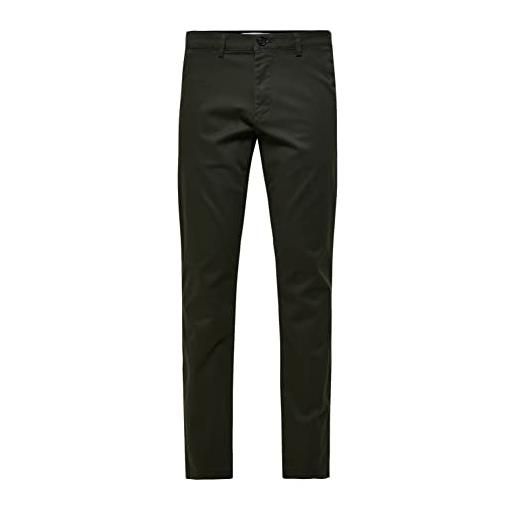 SELECTED HOMME slh175-slim new miles flex pant noos pantaloni, notte foresta, 29w x 32l uomo