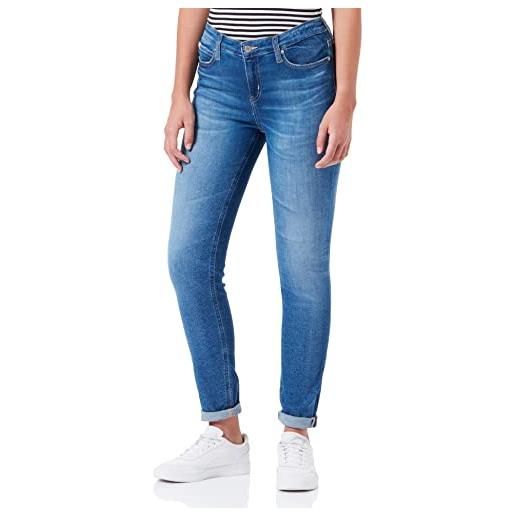 Calvin Klein Jeans mid rise skinny j20j219322 pantaloni, denim (denim medium), 30w / 32l donna
