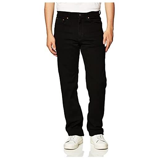 Lee men's premium select regular fit straight leg jean, double black, 31w x 32l