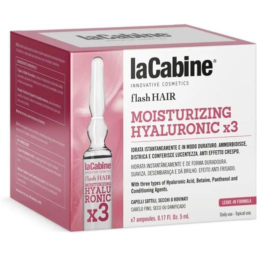 Amicafarmacia la. Cabine moisturizing hyaluronic x3 anti-crespo capelli 7 fiale