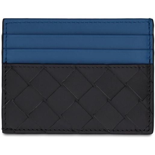 BOTTEGA VENETA porta carte di credito in pelle intrecciata